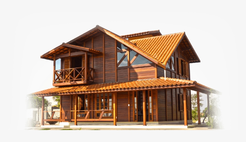 Casa De Madeira Pré-fabrica - Casas De Madeira Brasil, transparent png #3776794