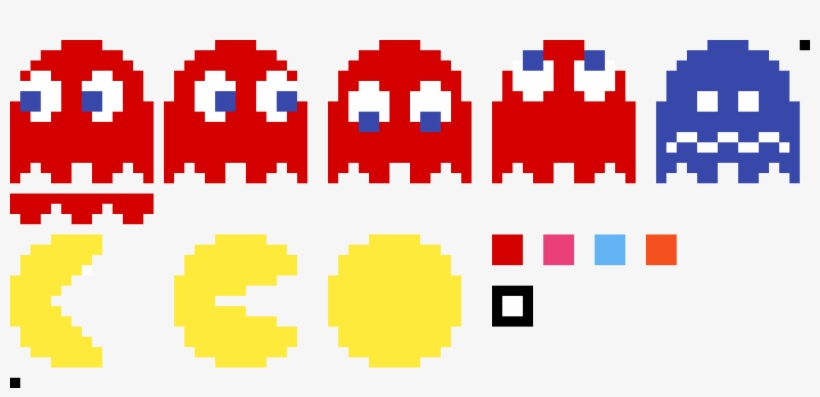 Pac Man Sprites No Background