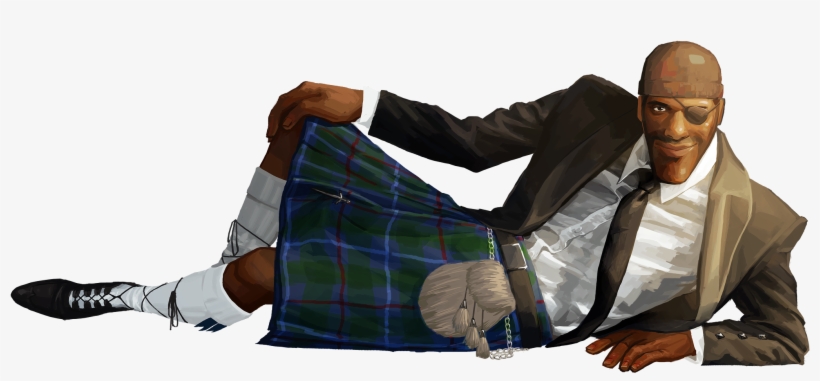 Stupid Sexy Demoman - Demo Man Fan Art, transparent png #3777143