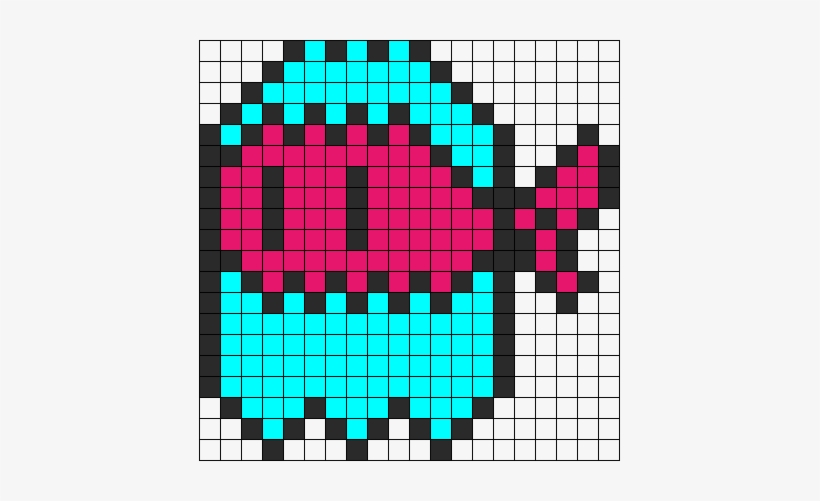 Ninja Pacman Perler Bead Pattern / Bead Sprite - Bead, transparent png #3777175