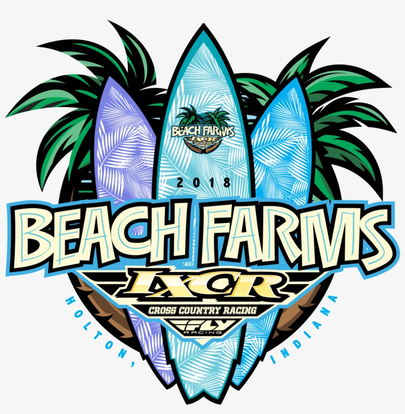 2018 Ixcr Rd9 Beach Farms Event Logo - Hawaiian Theme Logo, transparent png #3777222