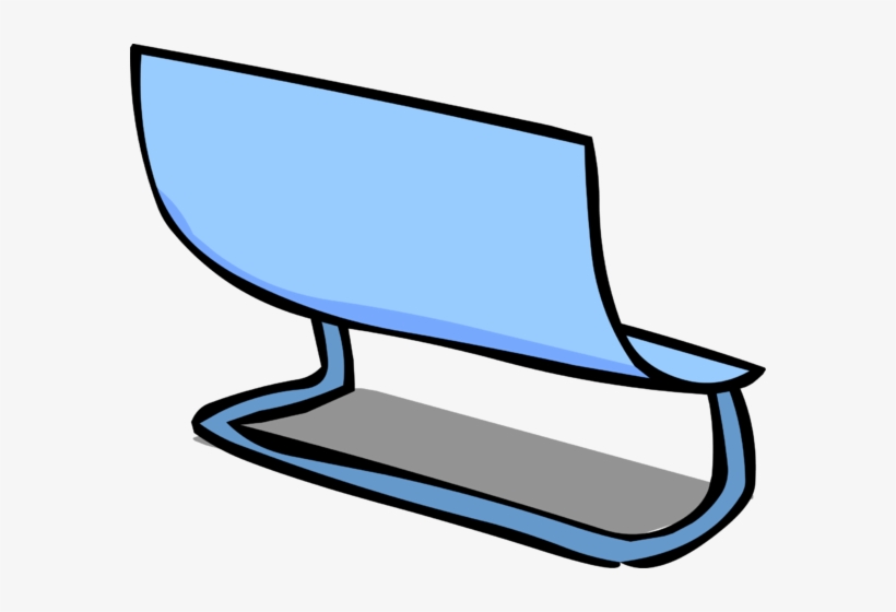 Blue Bench Sprite 005, transparent png #3777294