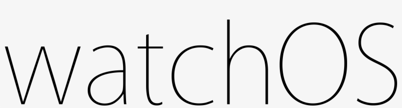 Apple Watchos Wordmark - Watchos, transparent png #3777559