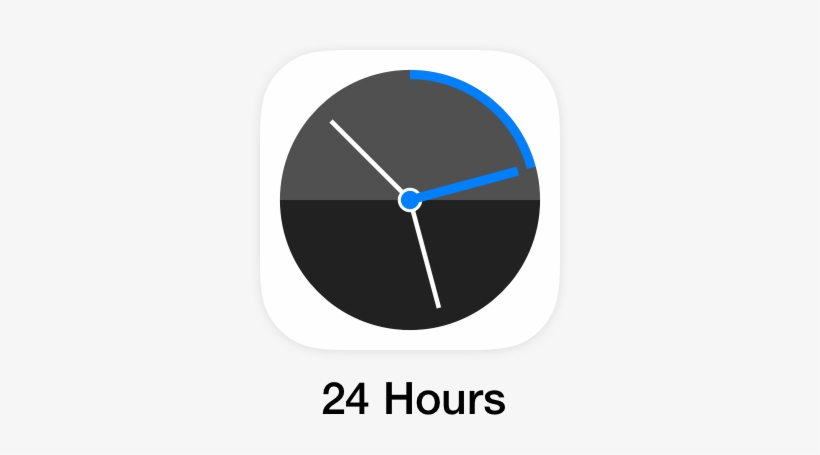 “24 Hours” App For Iphone And Apple Watch “ - Apple Watch 24 Hour, transparent png #3777601
