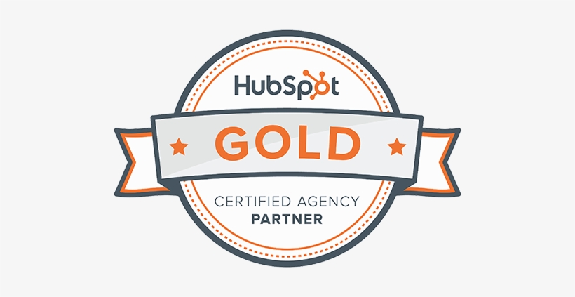 Hubspot Gold Partners - Hubspot Gold Partner Badge, transparent png #3777789