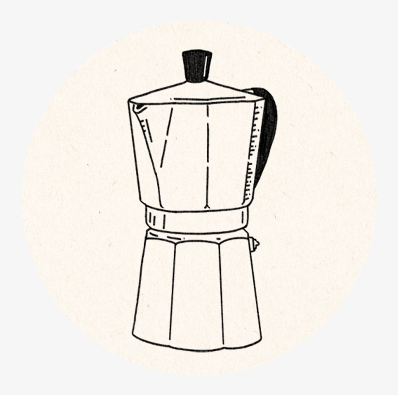 Moka Pot  Sketch  Free Transparent PNG Download  PNGkey