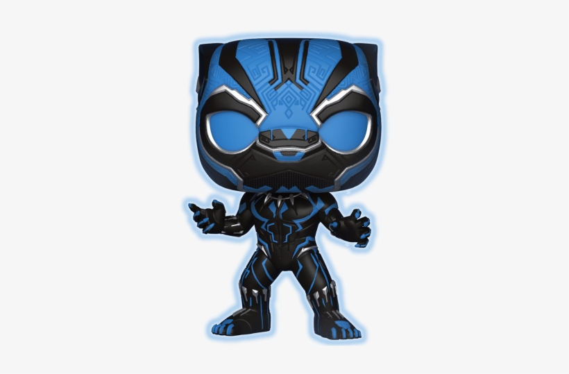 black panther funko pop glow
