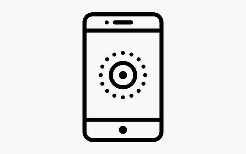 Smarthphone Con Touchscreen Icon - Mobile Noun Project, transparent png #3778473