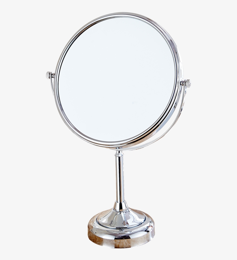 Silver 5x Magnification Tabletop Shaving & Makeup Vanity - Настолно Огледало За Гримиране, transparent png #3778738