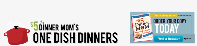Onedishdinners - Com - Dinner Mom One-dish Dinners Cookbook, transparent png #3778908