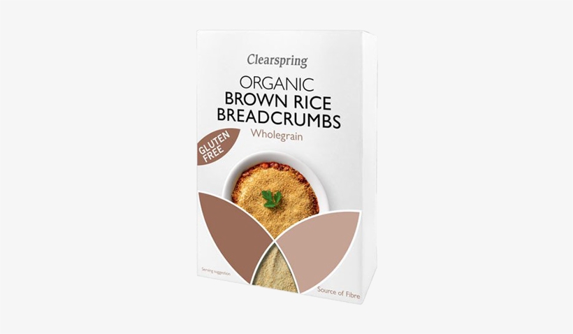 Organic Brown Rice Breadcrumbs - Clearspring Org Gf Brown Rice Breadcrumbs 250g, transparent png #3779163
