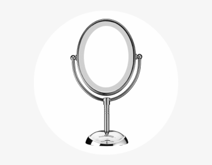Conair Led Lighted Mirror - Led Lighted Mirror, transparent png #3779212