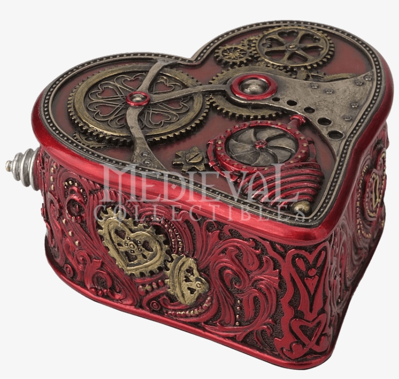 Steampunk Heart Box, transparent png #3779818
