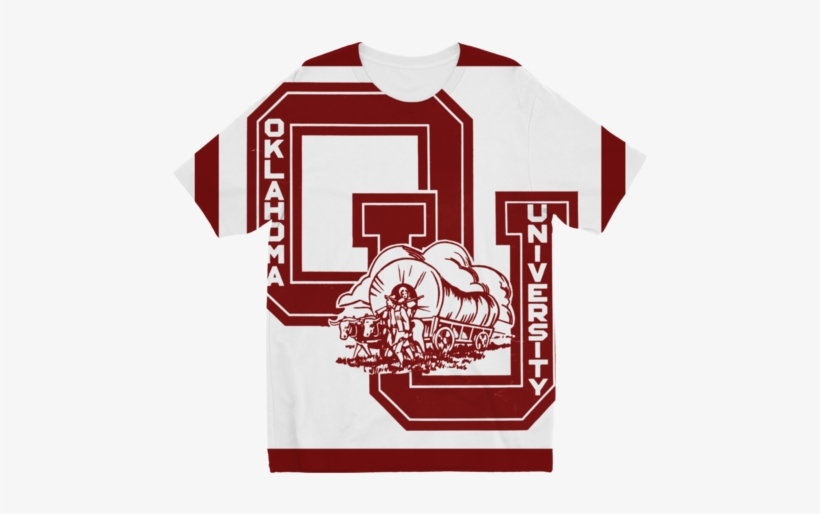 1960's Vintage Oklahoma Sooners ﻿sublimation Kids T-shirt - Active Shirt, transparent png #3780020