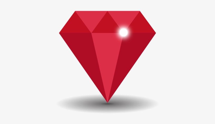 Ruby Gem - Triangle, transparent png #3780660