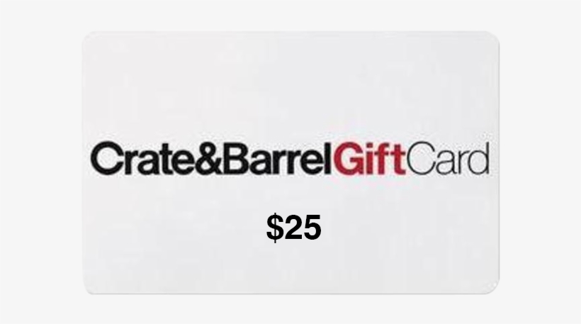 Crate & Barrel Shop Card - Crate And Barrel, transparent png #3780990