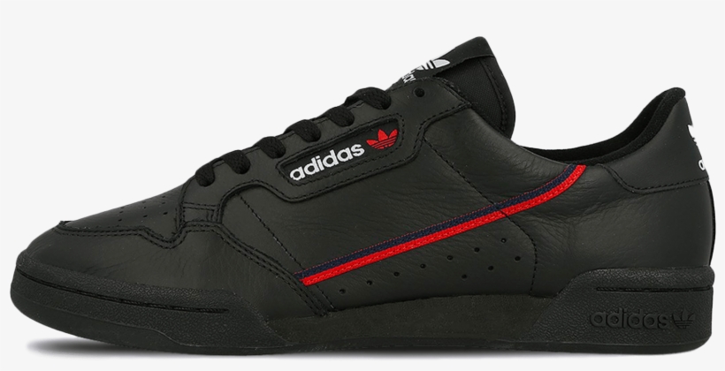 Continental 80 Core Black / Scarlet / Collegiate Navy - Scarpe Continental Adidas 80, transparent png #3781363