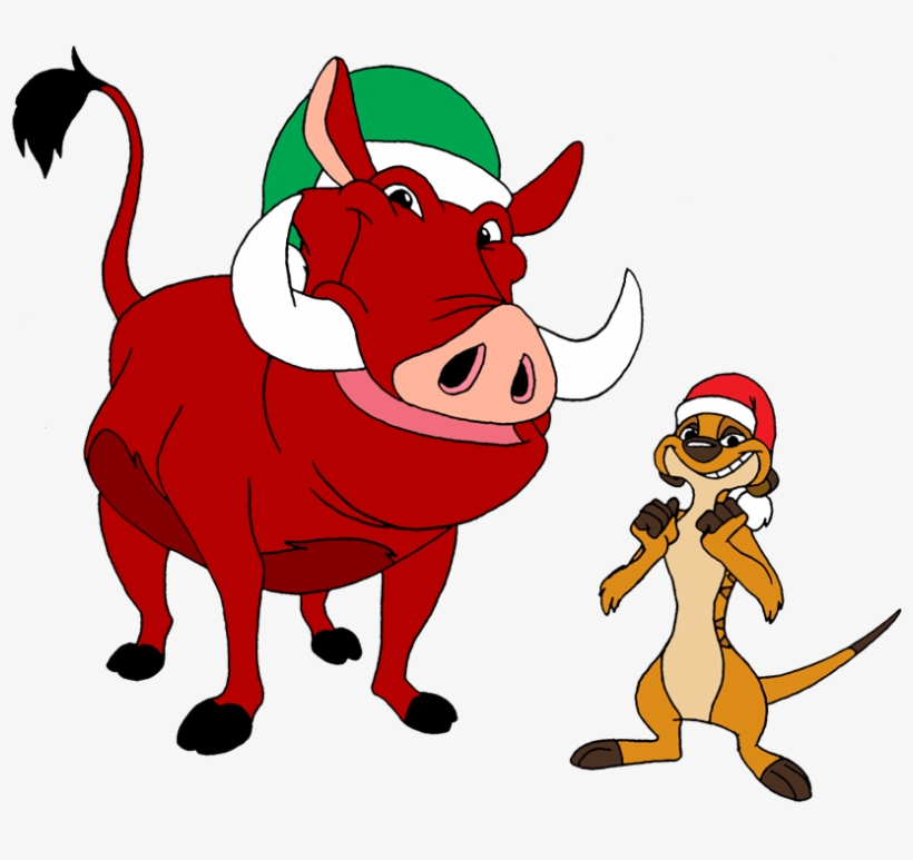 Timon Christmas, transparent png #3781777