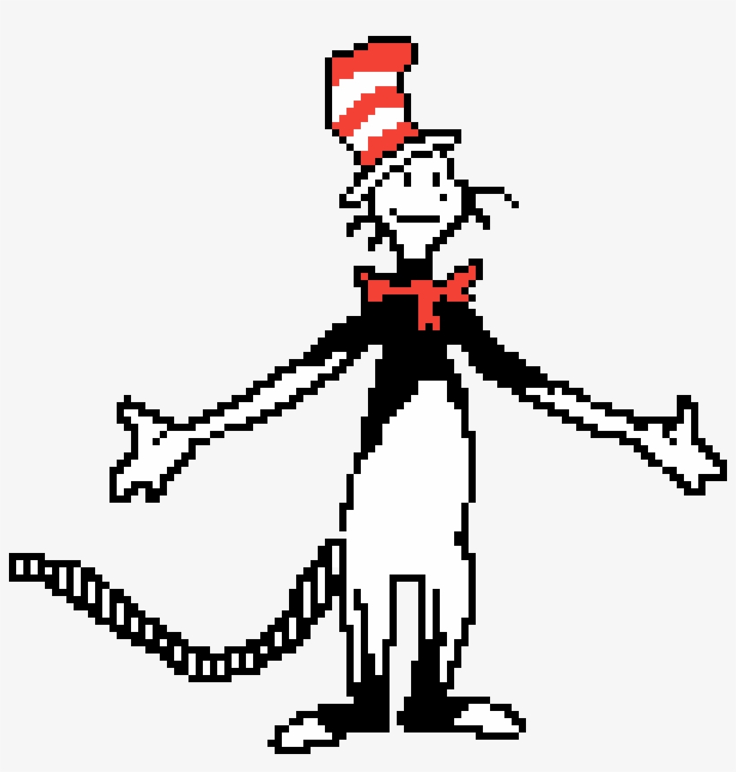 Cat In The Hat - Illustration, transparent png #3781842