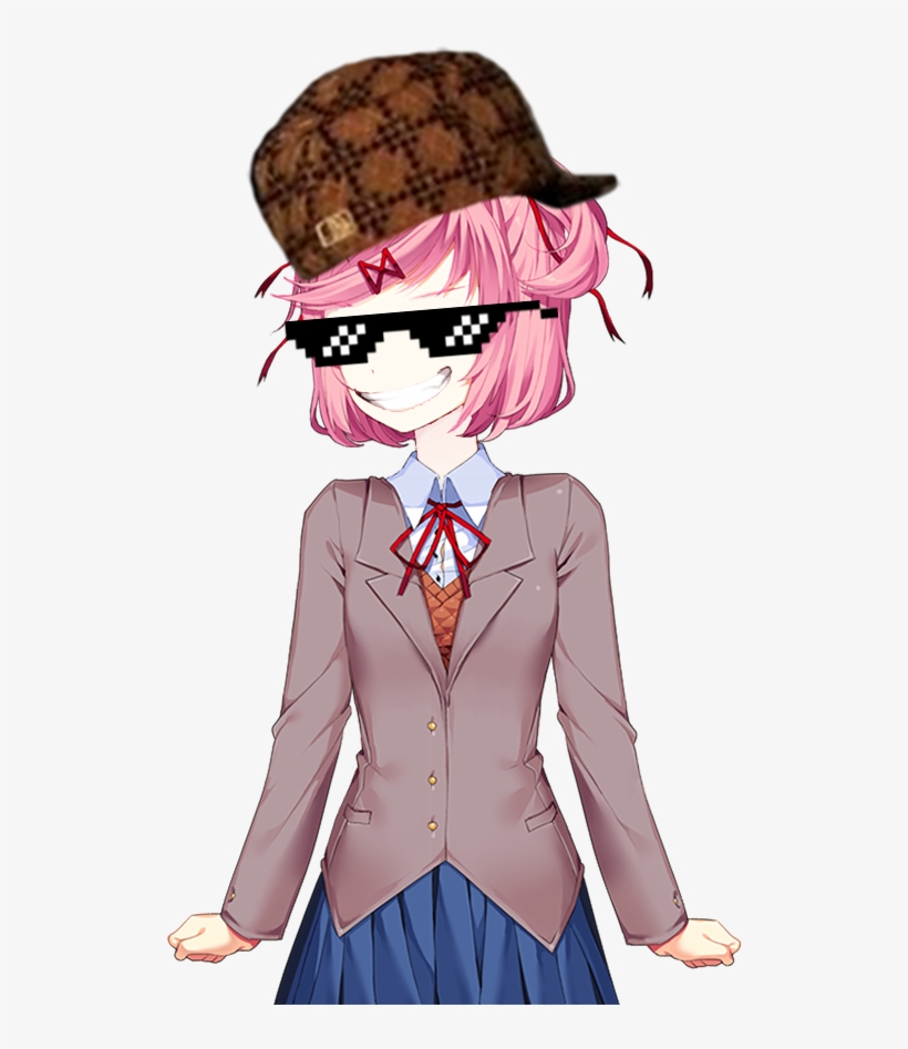 Edited Mediamemesuki - Natsuki Is Not A Trap, transparent png #3781889