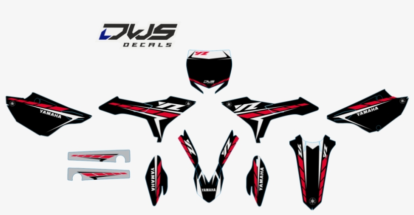 Complete Stickerset Yamaha Yz Revolution Rtech 125 - Emblem, transparent png #3782035