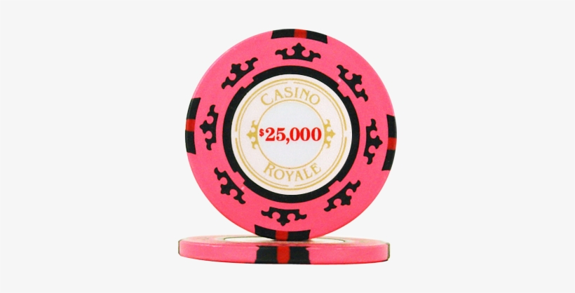 Poker Chips Casino Royale $25000 - Casino Chips Value 25000, transparent png #3782093