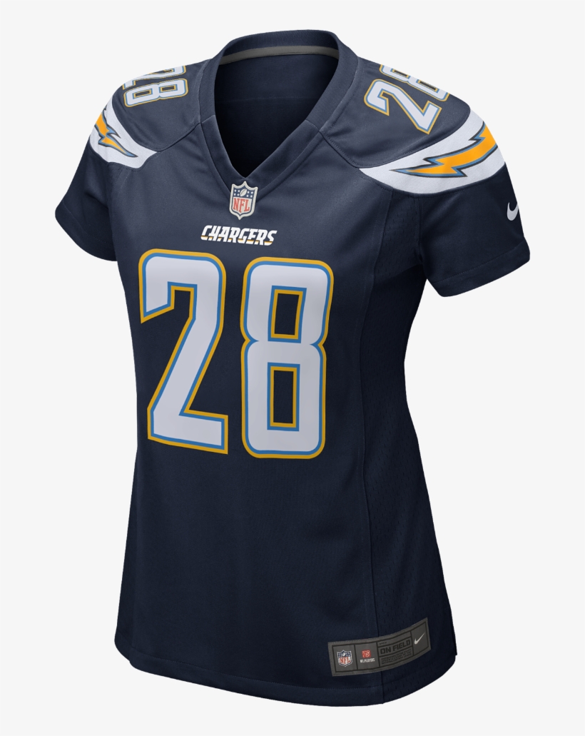 Nike Nfl Los Angeles Chargers Women's Football Home - Customized San Diego Chargers Navy Blue Elite Men Jersey, transparent png #3782126