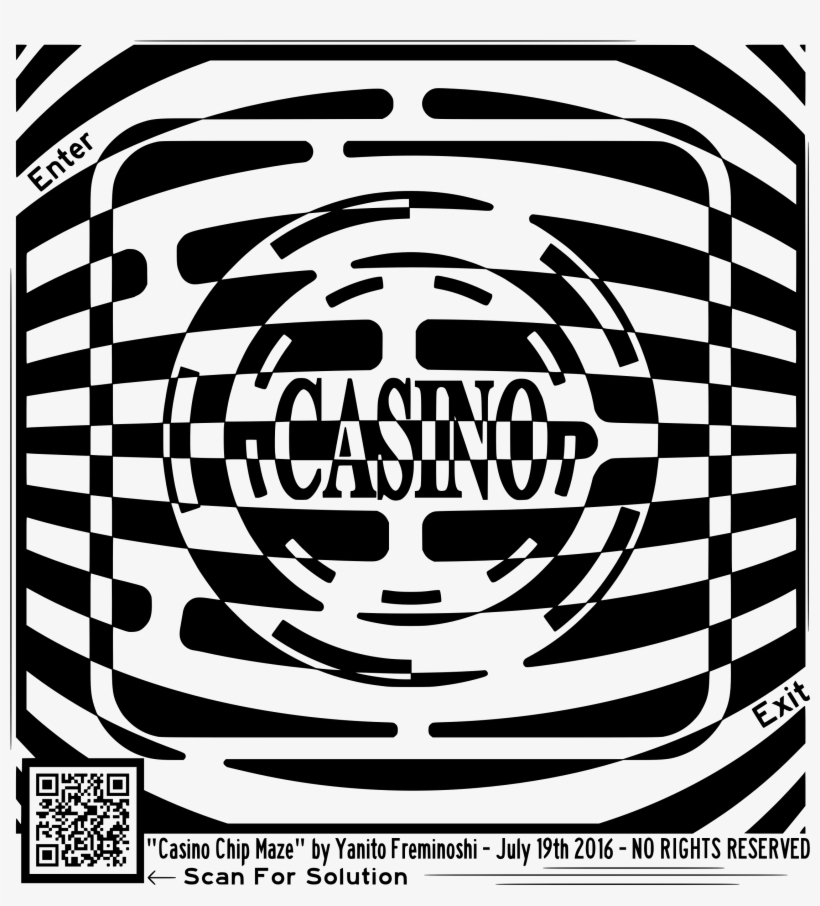 This Free Icons Png Design Of Casino Chip Maze, transparent png #3782227