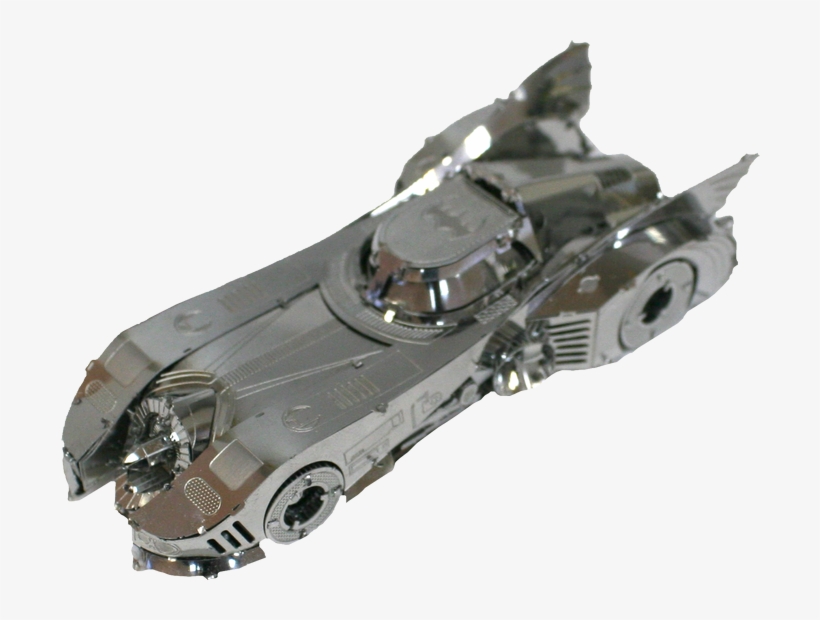 Miniatures - Dc Universe Metal Model Kit 1989 Batmobile, transparent png #3782563