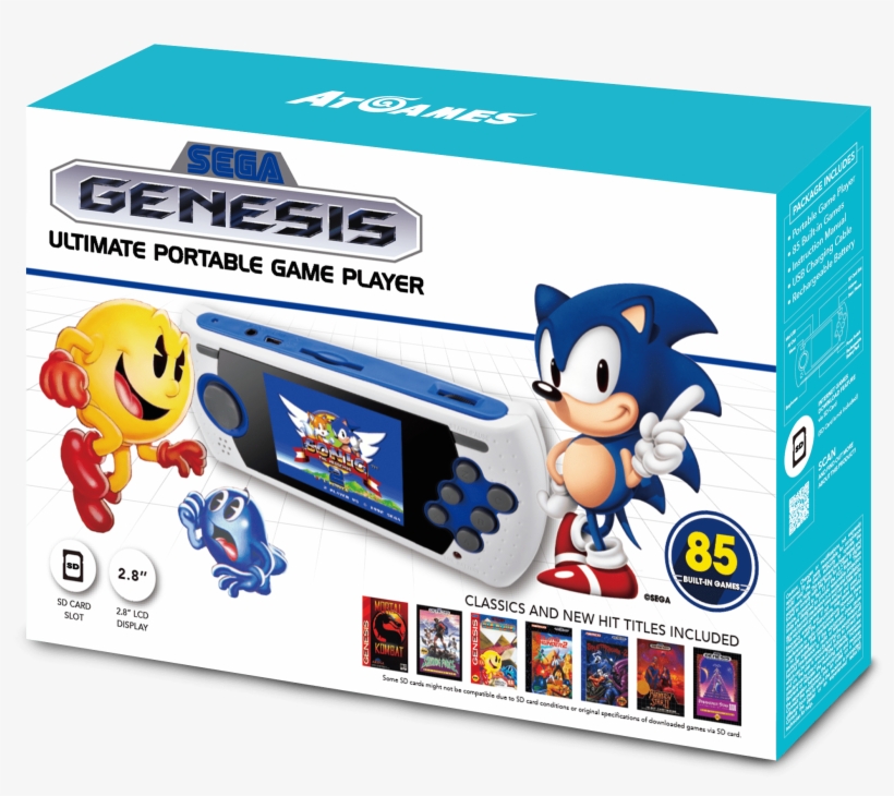 Sega Genesis Ultimate Portable Game Player, transparent png #3782642