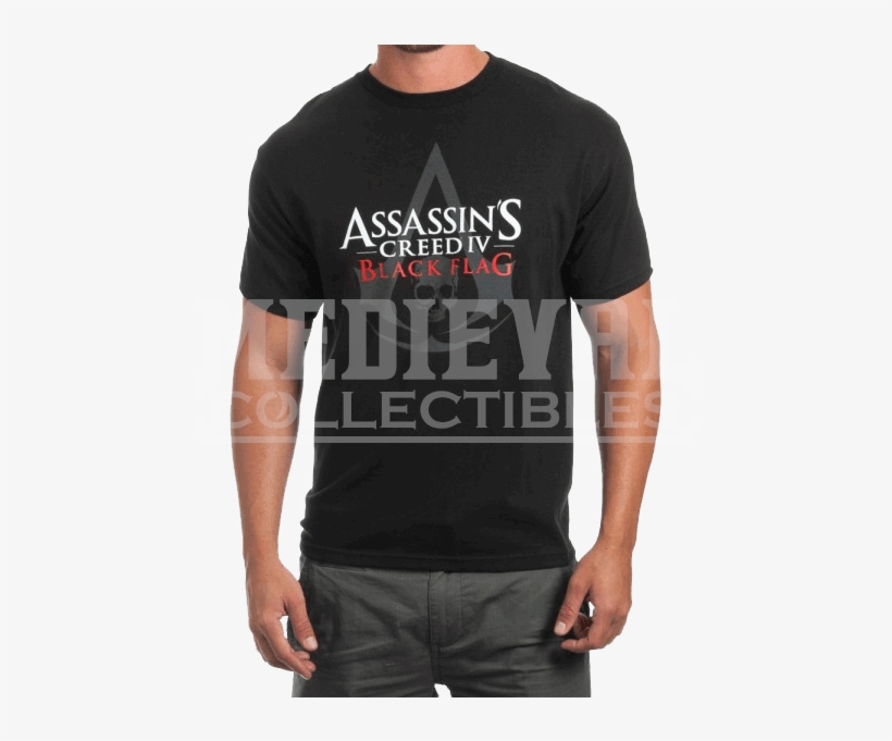 Assassin's Creed Iv Black Flag T-shirt - Assassins Creed 4:black Flag ...