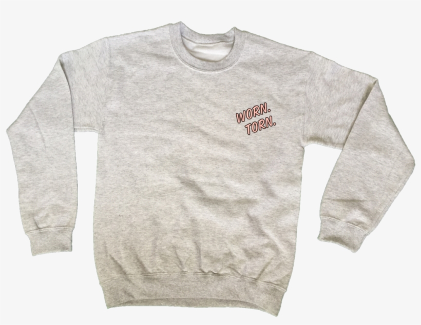 torn sweatshirt
