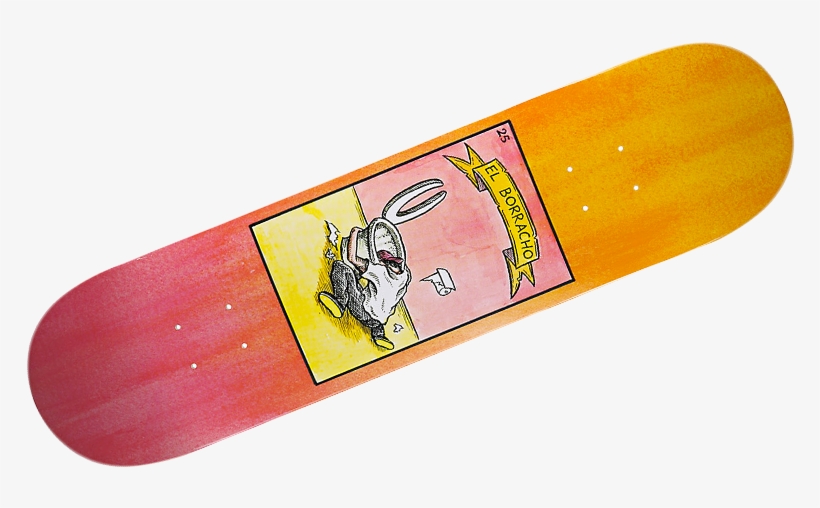 El Borracho 8 - Skateboard Deck, transparent png #3783240