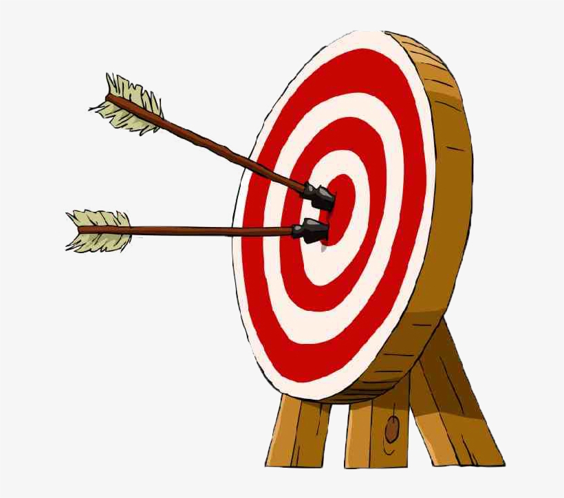 Archery Lessons At Sports At The Beach Archery Range - Bow And Arrow Target Clipart, transparent png #3783433