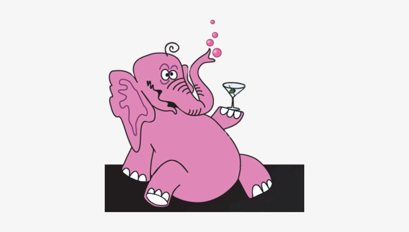 Pink Elephants, transparent png #3783601