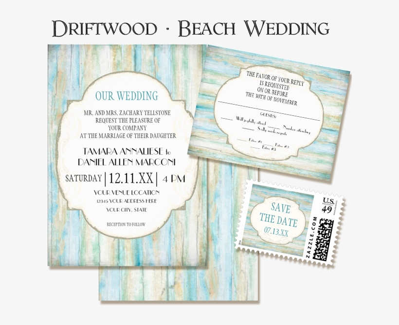 Driftwood Hand Painted Aged Fence Board Background - Stamps, transparent png #3783867