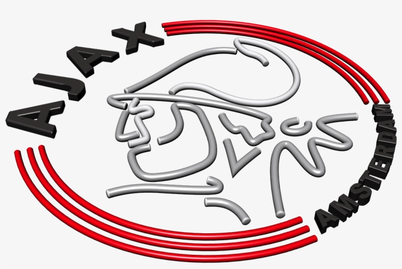 Ajax Amsterdam Logo Sec - Ajax Amsterdam Logos 3d, transparent png #3783869