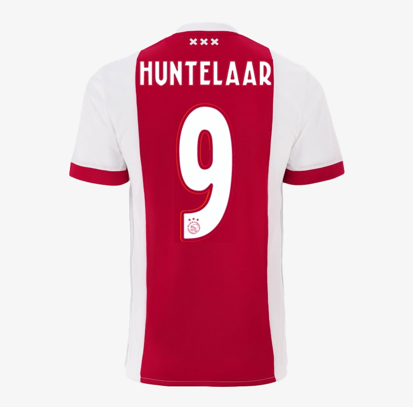 Ajax 17/18 Home Jersey Huntelaar - Ajax Match Worn 17 18, transparent png #3784198
