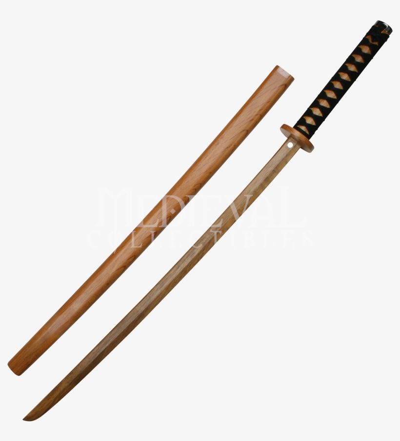 Homemade Wooden Sword Red Oak Wooden Katana Katana - Red Oak Wooden Katana, transparent png #3784375