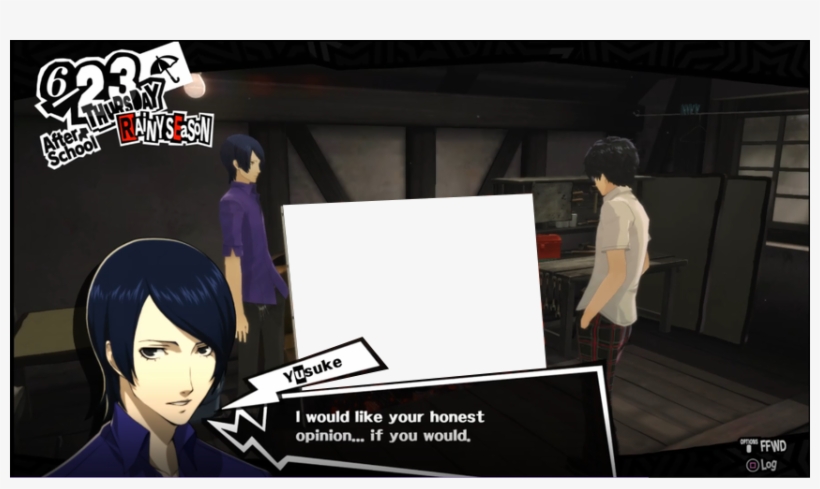 In A Similar Vein - Persona 5 Yusuke Painting, transparent png #3784737