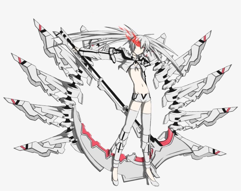 White Rock Shooter - Drawing, transparent png #3784740