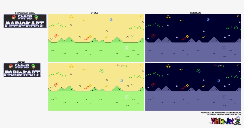 Click For Full Sized Image Title & Results Background - Super Mario Kart Background, transparent png #3784821