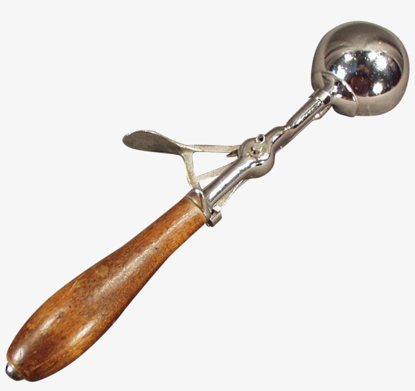 Vintage Ice Cream Scoop - Old Ice Cream Scoop, transparent png #3785135