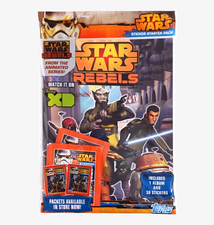 Star Wars Rebels Sticker Collection Starter Pack (topps), transparent png #3785216