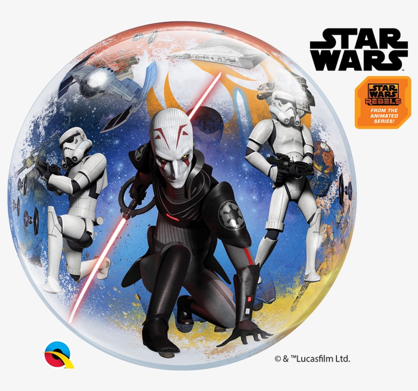 Star Wars Rebel Back Bubble New - Star Wars, transparent png #3785567