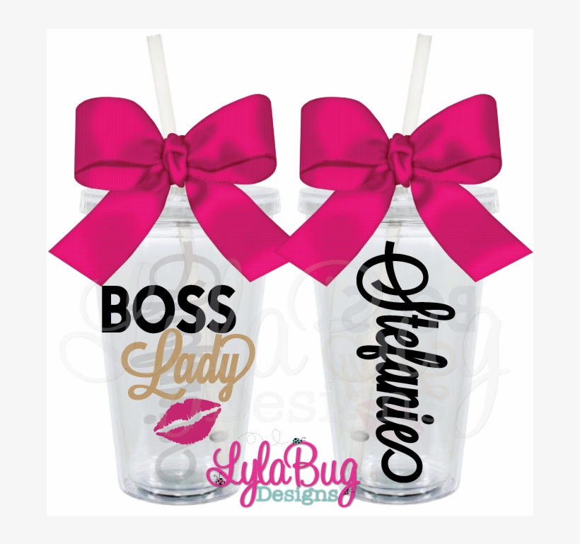 Boss Lady Tumbler - Bridal Shower, transparent png #3785643