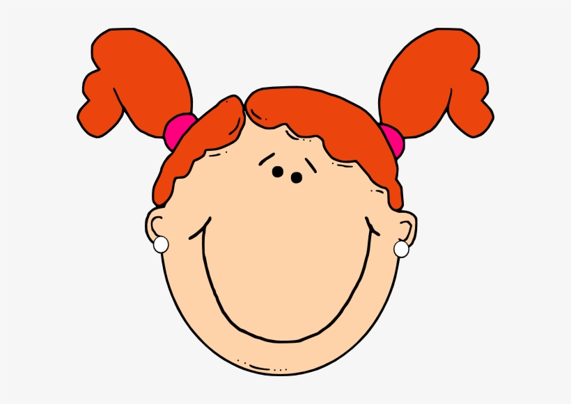 Red Headed Girl Cartoon, transparent png #3785832