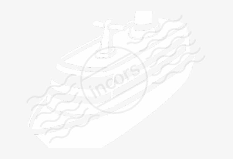 Cruise Ship Clipart Icon - Cruise Ship, transparent png #3785969