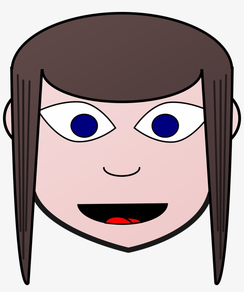 Dress-up Head Girl Head - Girl, transparent png #3786251