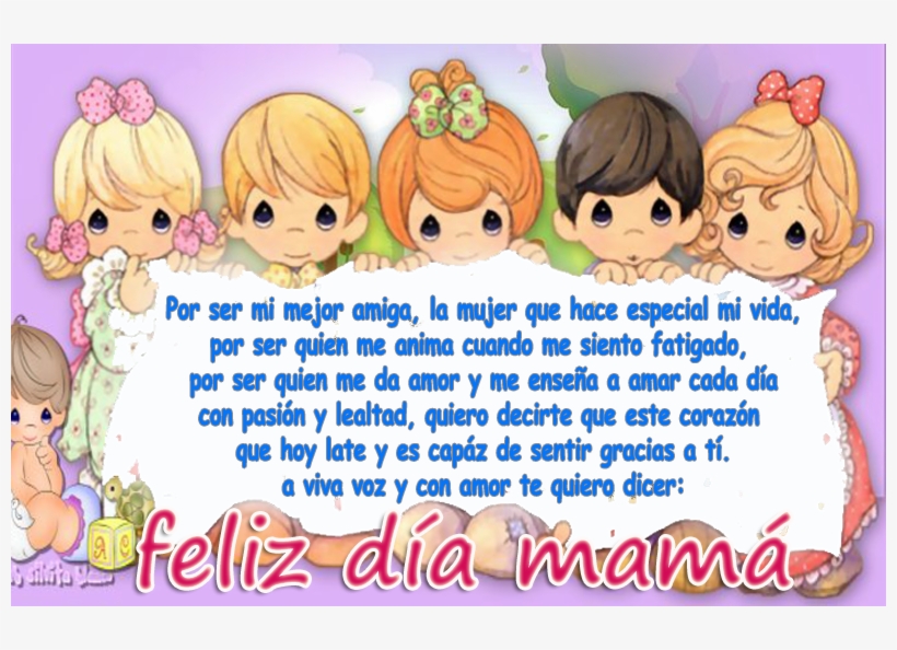 Una Tarjeta De Amor Para Mamá - Precious Moments Cumpleaños, transparent png #3786305